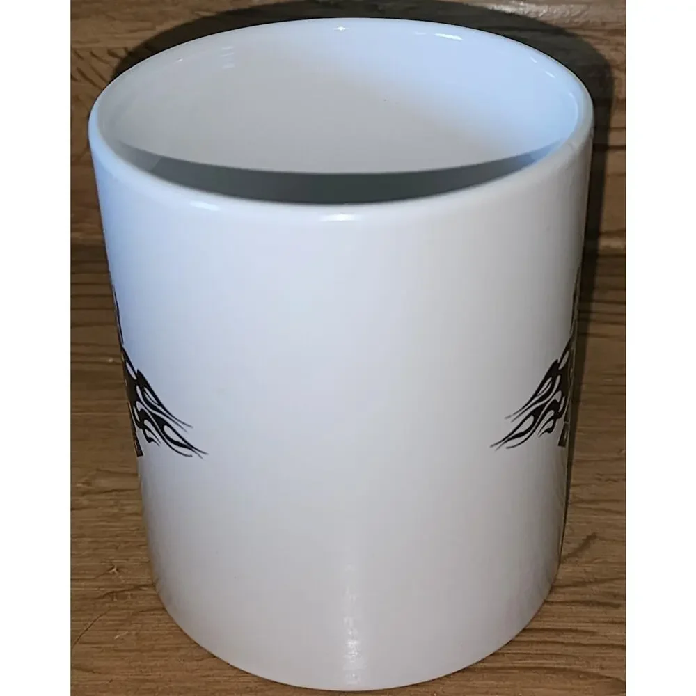 Vintage Black Hills South Dakota Mt. Rushmore Souvenir Coffee Mug White & Black